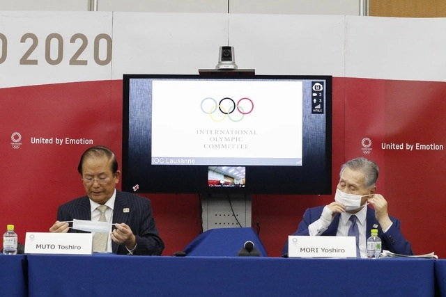 El CEO de los Juegos, Yoshiro Mori, sostuvo que el primer ministro japonés le había dicho que celebrar unos Juegos exitosos es prioridad número uno. Foto Rodrigo Reyes Marin / Pool Photo vía Ap