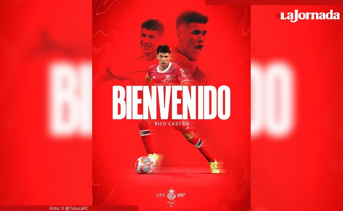 Nicolás Castro llega a los Diablos Rojos de Toluca proveniente del Elche de España, club con el que logró el ascenso a la primera división. Imagen tomada de 