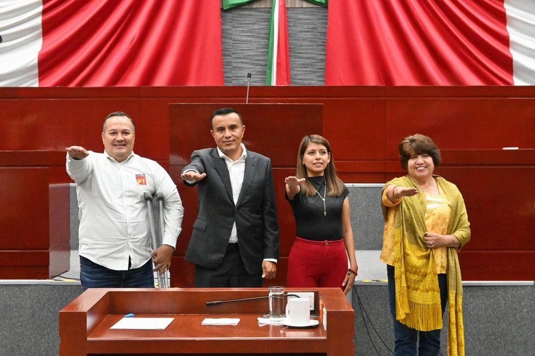 La próxima Mesa Directiva del Congreso de Morelos rindió protesta la noche del jueves 26 de junio aunque tomará posesión hasta el próximo 15 de agosto. Foto  