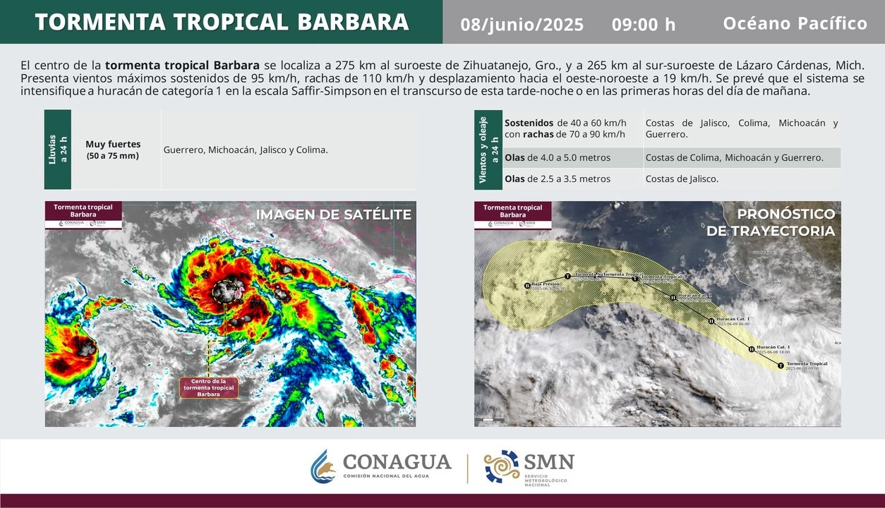 El SMN alertó que las precipitaciones mencionadas podrían generar deslaves, incremento en niveles de ríos y arroyos, así como desbordamientos e inundaciones en zonas bajas. Foto