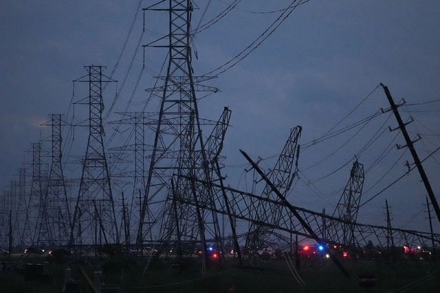 Se emitieron alertas de inundaciones repentinas y tormentas eléctricas severas para varios condados. Foto Ap