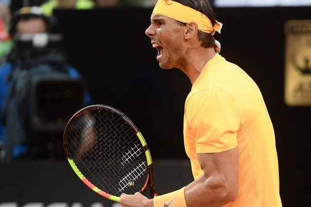 El español Rafael Nadal en el torneo de tenis de Roma, en imagen de archivo. Foto Afp