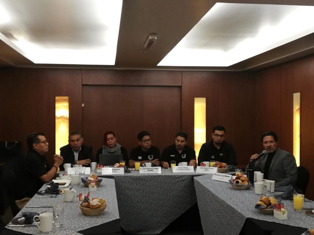 El conflicto laboral en la productora de autopartes ubicada en SLP, informaron en conferencia de prensa, surgió a raíz de que en abril pasado la empresa presentó el reparto de utilidades a los trabajadores, quienes se inconformaron al considerarlo “injusto”. Imagen cortesía de la LSOM 