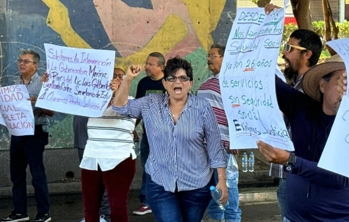 El paro de labores iniciará la mañana del 28 de noviembre y se mantendrá hasta "obtener la protección de nuestro gremio". Foto Omar Martínez / La Jornada Baja California