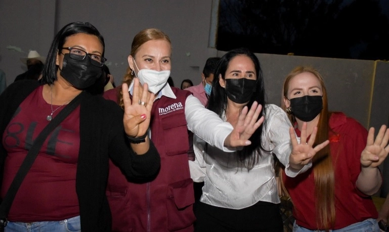 Marina Vitela Rodriguez ha asumido diversos cargos políticos con Morena. Ha sido presidenta municipal de Gómez Palacio. Foto: @MarinaVitelaGP