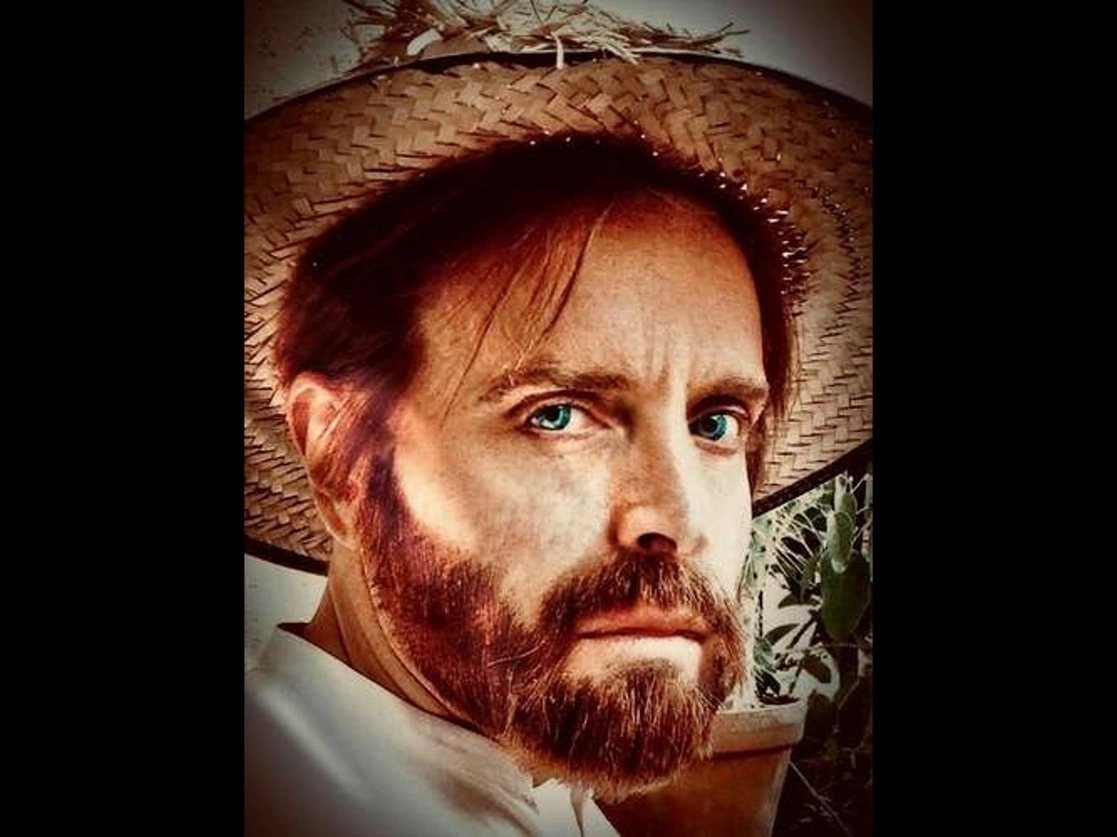Mario Iván Martínez, caracterizado como Vincent van Gogh. Foto cortesía Mario Iván Martínez