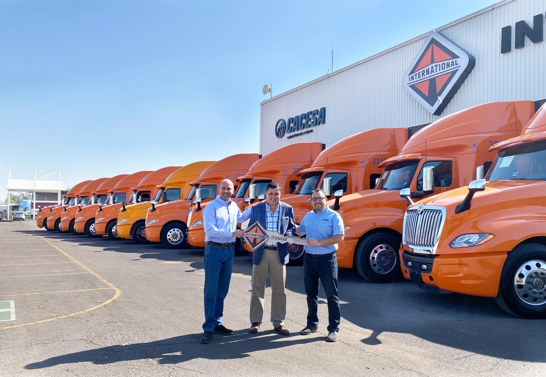 Los tractocamiones fueron financiados por Navistar Financial.
Foto. Cortesía Navista de México.