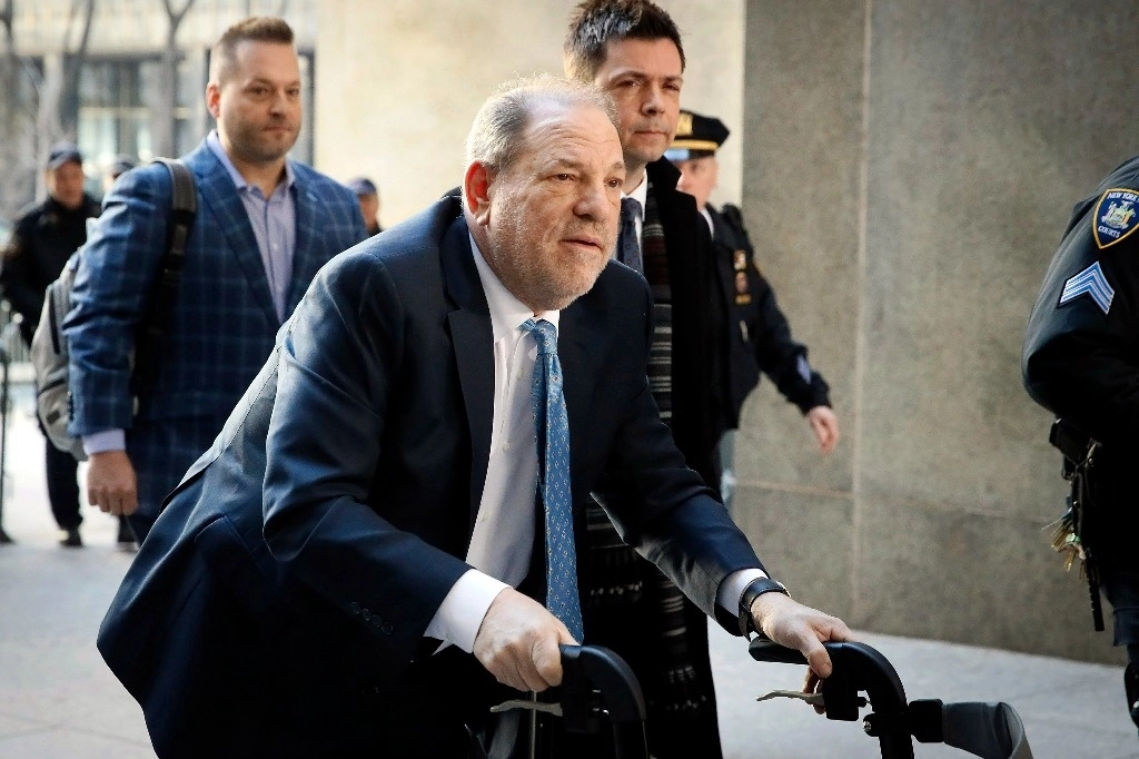 El ex magnate fue hospitalizado en el sanatorio Bellevue, en Manhattan. Foto Ap 



