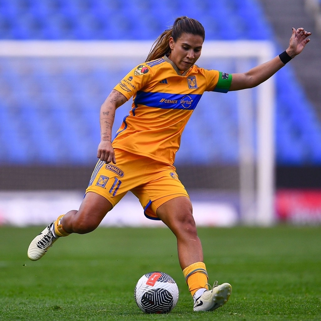 Después de evaluar el estado de la jugadora de Tigres, los especialistas determinaron una probable fractura. Foto @TigresFemenil