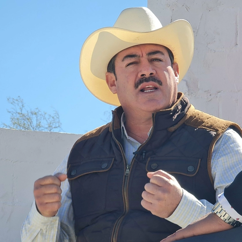 Osvaldo Santillán Gómez, presidente municipal del Mezquital, Durango. Foto @OsbaldoSaGo 