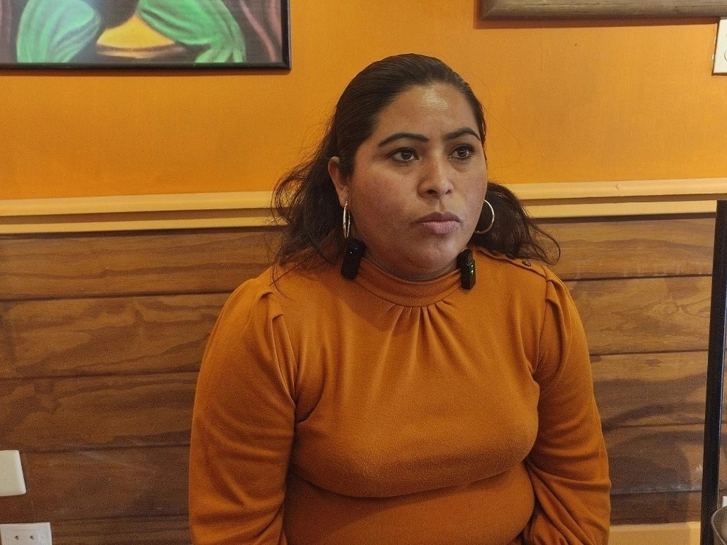 La presidenta del concejo municipal de Altamirano, María García López fue liberada luego de estar un mes retenida. Foto La Jornada
