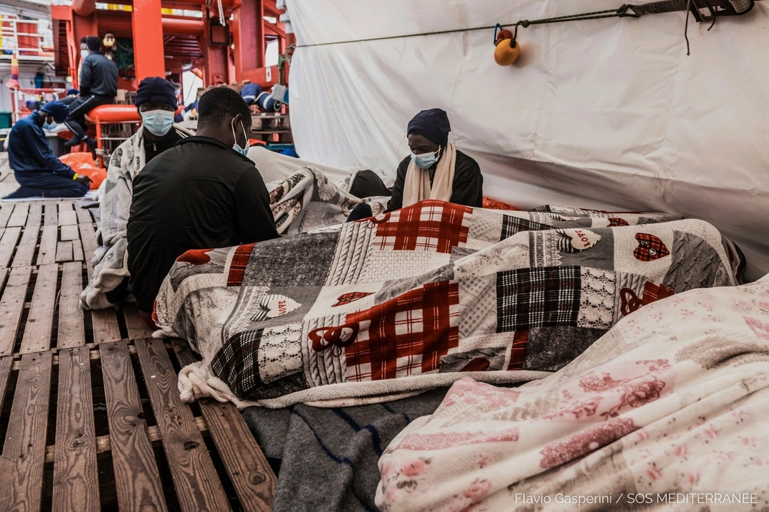 Así viajan los migrantes. Foto Ap
