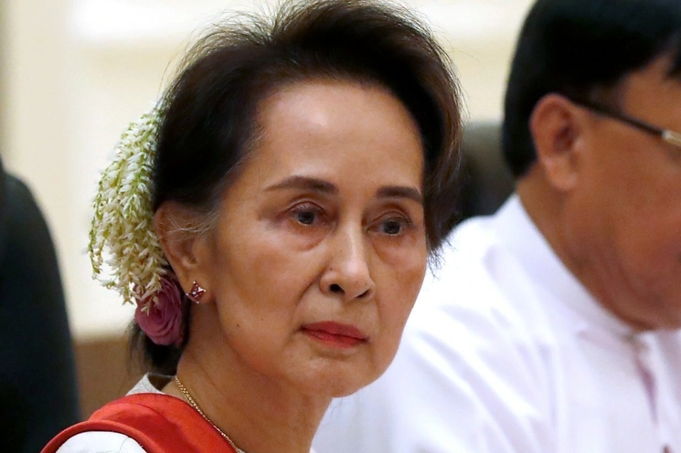 La líder de Myanmar, Aung San Suu Kyi, en imagen de archivo. Foto Ap