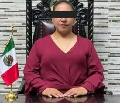 La alcaldesa con licencia de Capulhuac, Selenne ‘N’, quedó a disposición de un juez luego de ser acusada de lesiones contra una trabajadora. Foto 