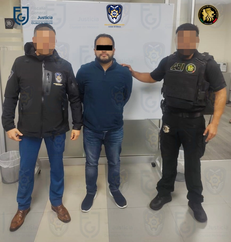 Las fuentes señalaron que Rautel N arribaría a la Fiscalía General de Justicia de la Ciudad de México pasada la medianoche. Foto Fiscalía Monterrey


