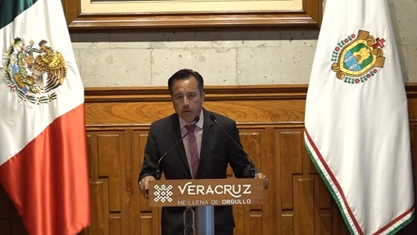 El gobernador Cuitláhuac García encabezó la mesa de Coordinación para la Construcción de la Paz en Poza Rica, donde reiteró el compromiso de brindar seguridad a través de las distintas fuerzas del orden. Imagen tomada de @GobiernoVer