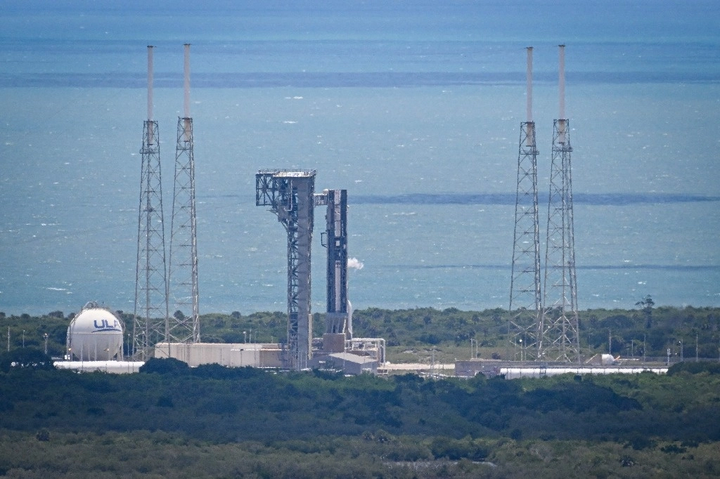 Los equipos de control terrestre cancelaron el primer lanzamiento de una nave espacial Starliner tripulada de la gigante aeronáutica estadunidense Boeing que debía ir hasta la EEI, el 1 de junio de 2024. Foto Afp