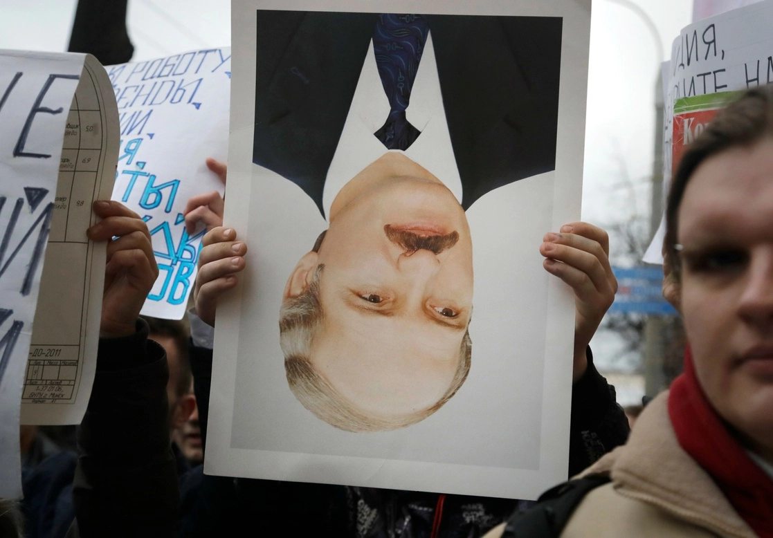 Las elecciones presidenciales del 9 de agosto de 2020 en Bielorrusia, que otorgaron un nuevo mandato a Alexandr Lukashenko, dieron origen a varios meses de protestas. Foto Ap / Archivo