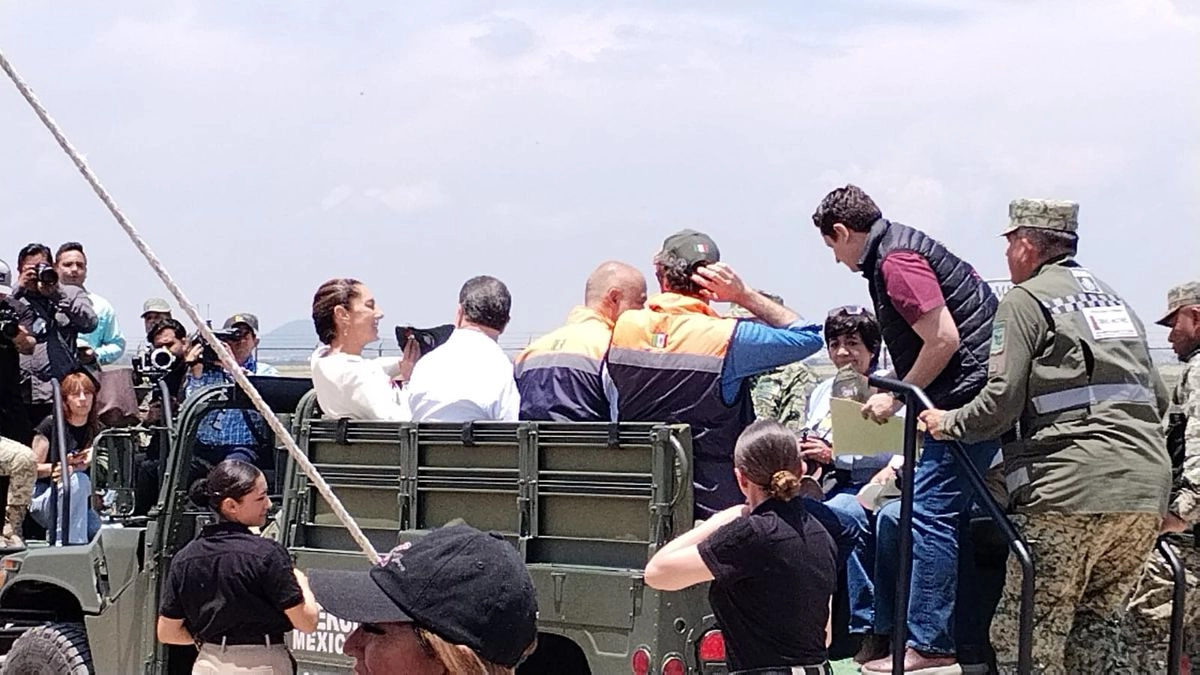 El viernes, el gobernador Julio Menchaca anunció la visita de Sheinbaum, con quien  según el mandatario, sostuvo reuniones a lo largo de dos días  en el Palacio Nacional. Foto 