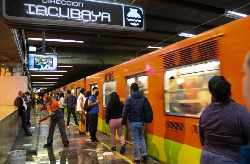 Una estación del STC Metro en la Ciudad de México.