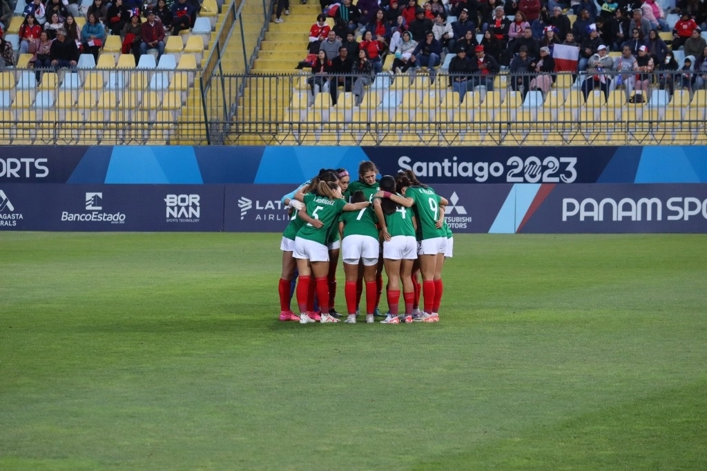 El siguiente encuentro del Tri Femenil en la justa panamericana se llevará a cabo el próximo sábado ante Paraguay. Foto @COM_Mexico