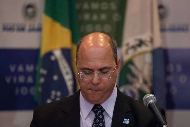 La justicia brasileña ordenó la destitución del gobernador de Río de Janeiro, Wilson Witzel. Foto Afp 