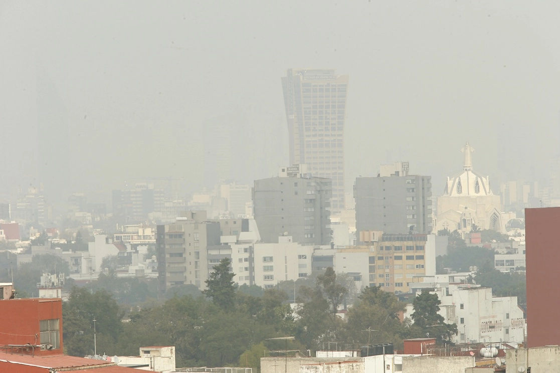 Contaminación en la Ciudad de México, en imagen de archivo. Foto María Luisa Severiano 