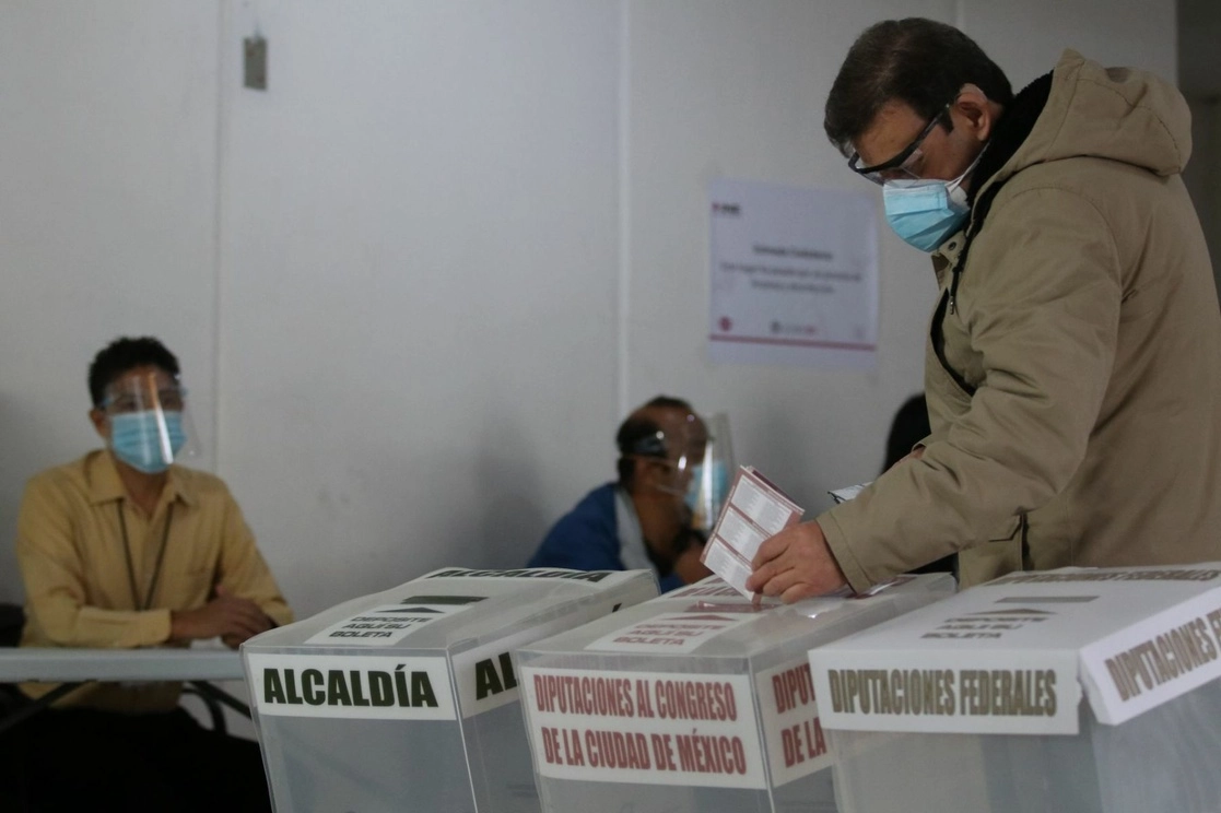 Ensayo electoral organizado por el INE. Foto Cuartoscuro