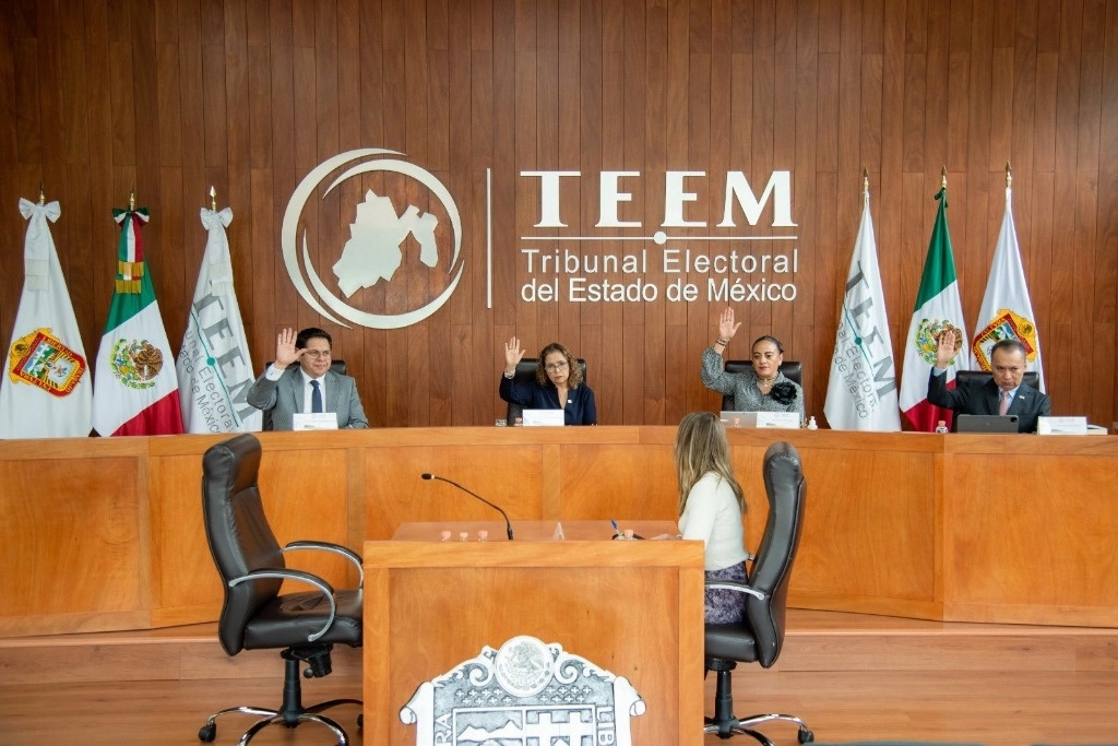 EL Tribunal Electoral del Estado de México resolvió 15 juicio de inconformidad con lo que se modificaron las diputaciones electas. Foto @TeemOficial