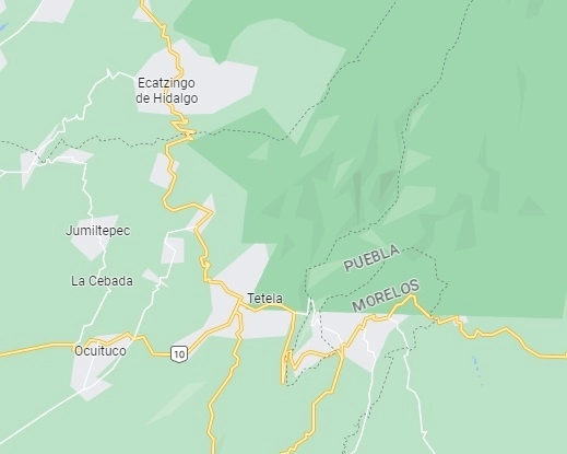 El Tribunal electoral de Morelos revocó la sesión donde se aprobó la licencia de autoridades del municipio de Tetela del Volcán. Foto Google Maps