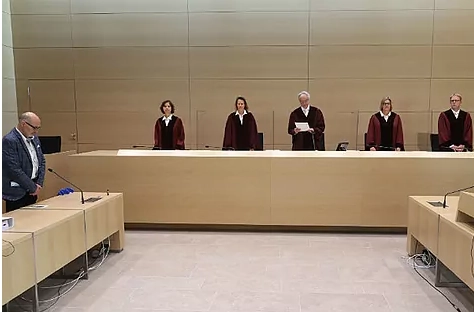 Imagen de archivo de una sesión del Tribunal Supremo Alemán. Foto Afp