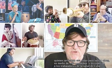 Palabras de solidaridad y de apoyo para Cuba se escucharon entre música y poesía en el concierto dedicado a la isla
