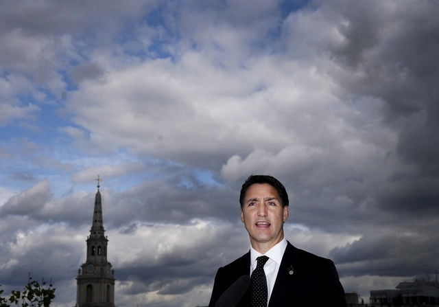 El primer ministro de Canadá, Justin Trudeau rechazó reabrir el debate sobre la monarquía en su país. Foto Ap