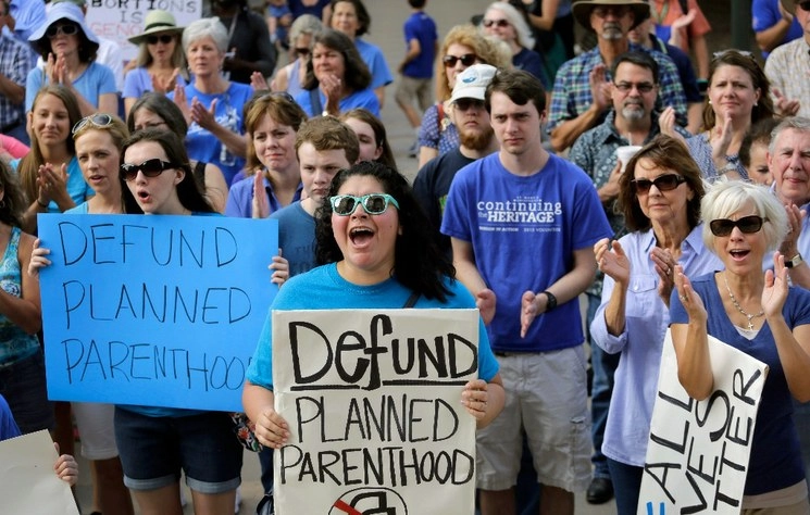 Activistas antiaborto en Texas. Foto Ap/ archivo