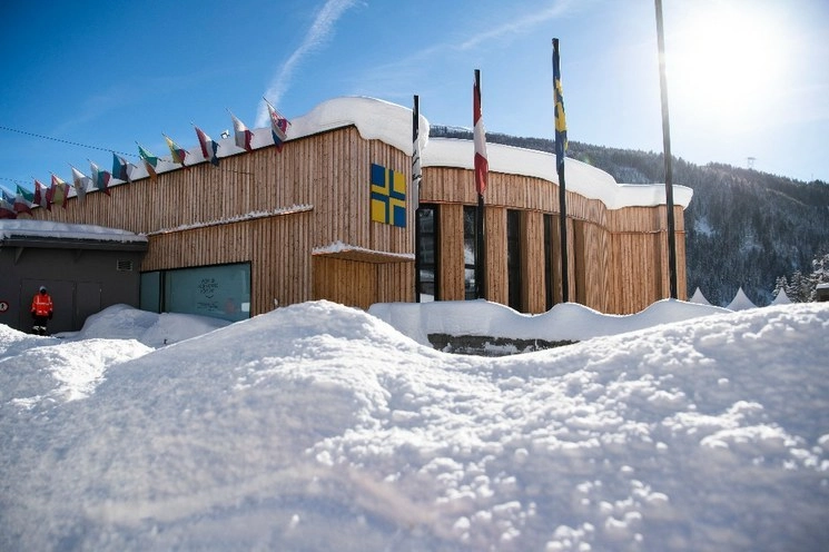 Sede de la reunión del Foro Económico Mundial en Davos, en imagen de 2019. Foto Ap / Archivo