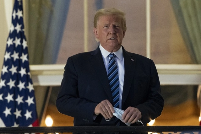 Para el presidente Donald Trump, el objetivo es presentarse como el conquistador del virus y con ello, reiterar que el Covid-19 no es tema importante y que será superado. Foto Ap