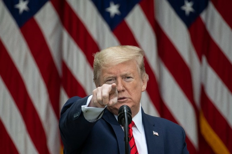 Donald Trump, presidente de Estados Unidos. Foto Ap