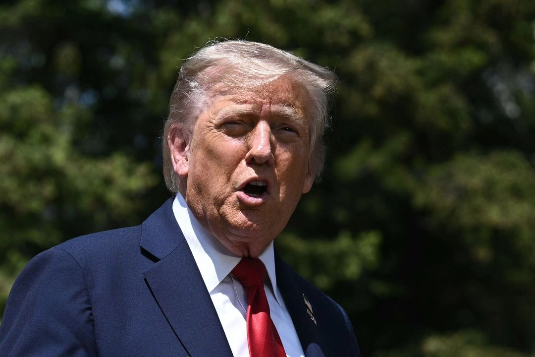 El presidente de EU, Donald Trump durante la Cumbre del G7. Foto 