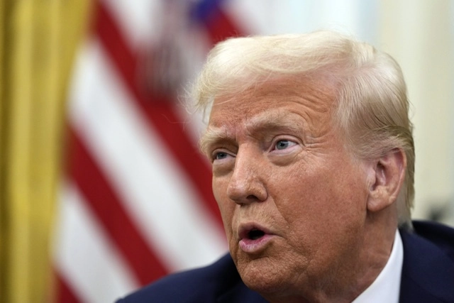 El presidente de EU, Donald Trump. Foto Ap