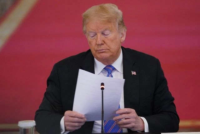 Donald Trump, presidente de Estados Unidos negó conocer reportes sobre ataques a tropas en Afganistán. Foto Afp