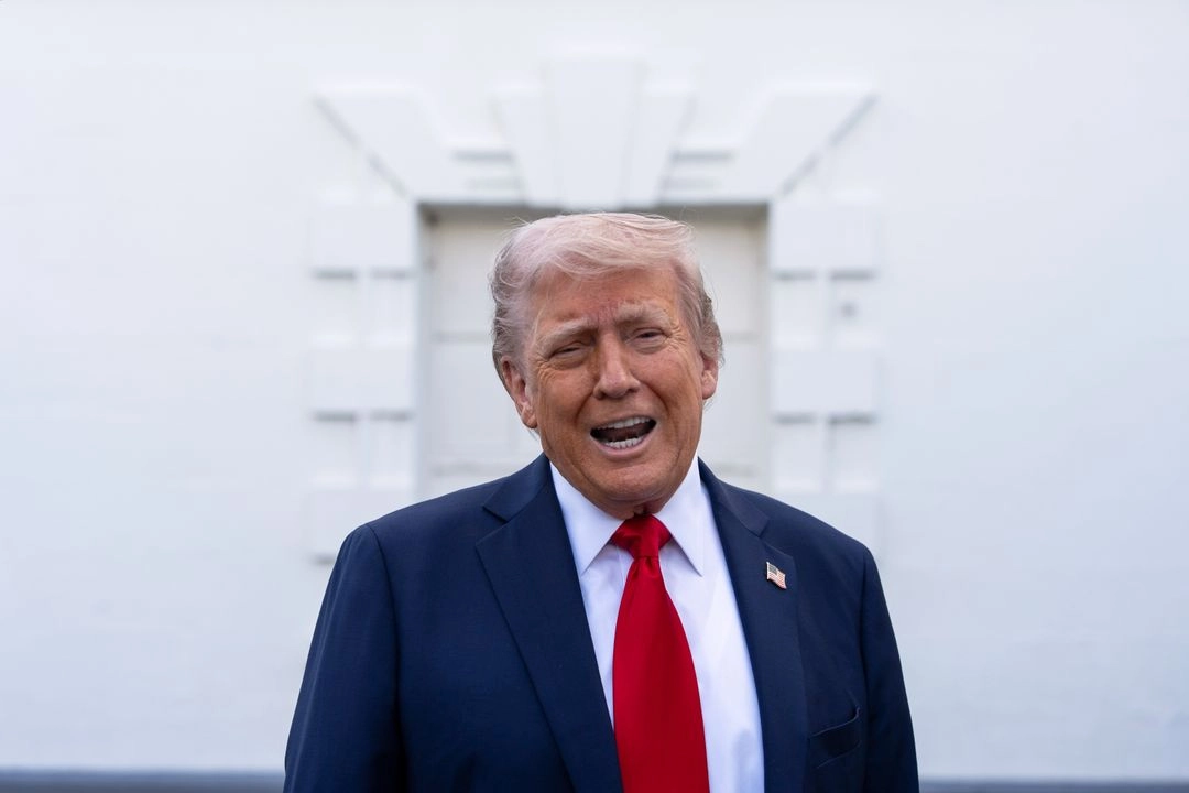 El presidente Donald Trump, en la Casa Blanca, el 23 de abril de 2025. Foto 