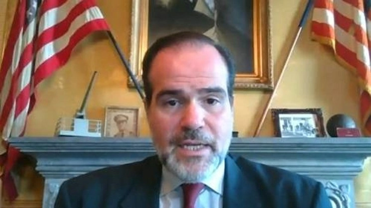 El ultraconservador candidato de Washington, Mauricio Claver-Carone, ganó la presidencia del BID. Foto 'La Jornada'