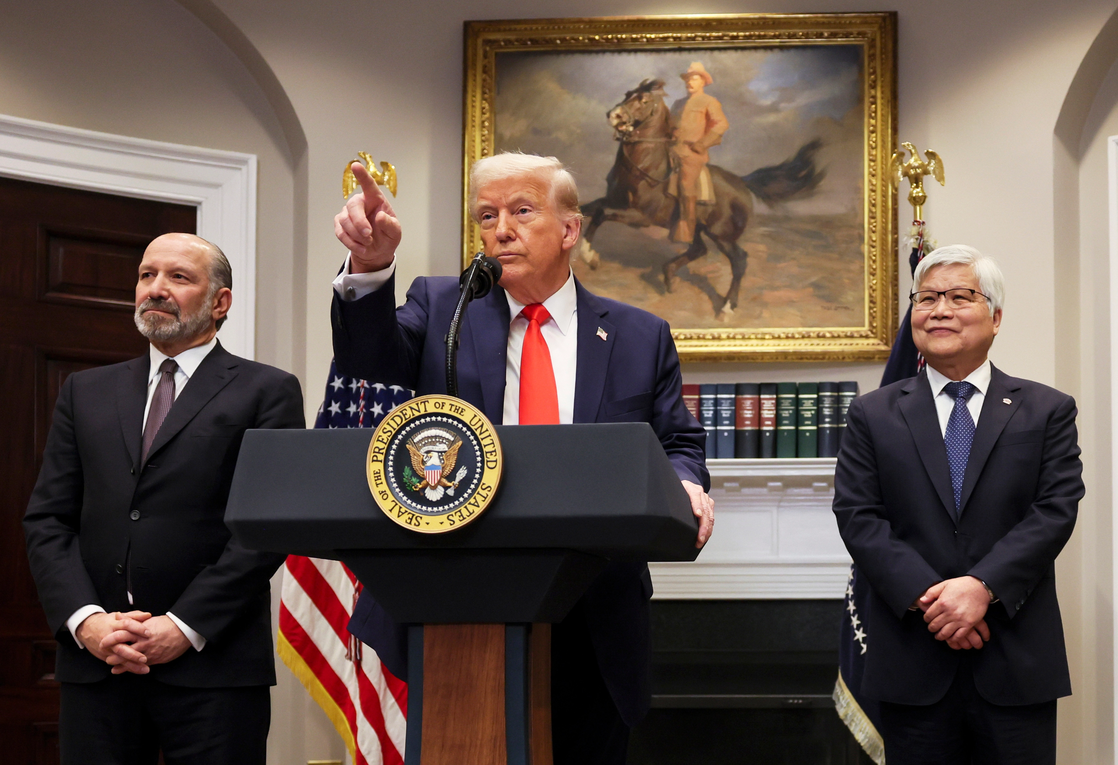 Donald Trump, presidente de EU.
