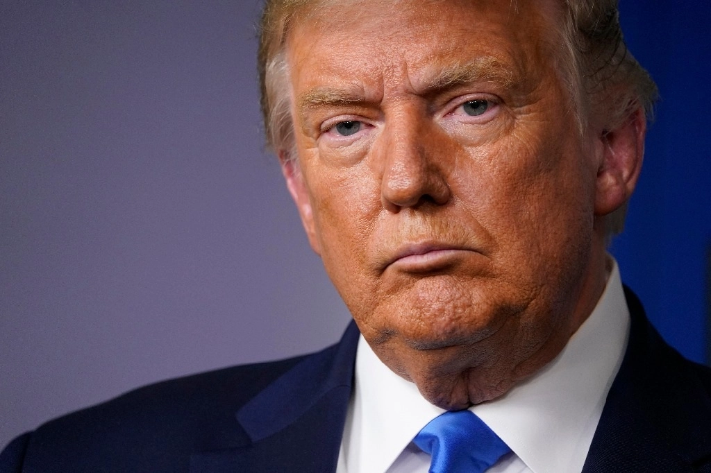 Donald Trump, presidente de EU participó en un homenaje a los veteranos de la operación de Bahía de Cochinos, Cuba de 1961. Foto Ap