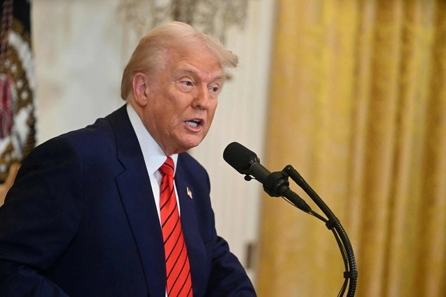 El presidente de EU, Donald Trump. Foto Afp