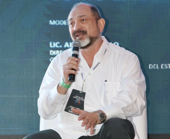 Darío Flota Ocampo, presidente del Consejo de Promoción Turística de Quintana Roo. Foto @CPTQROO 