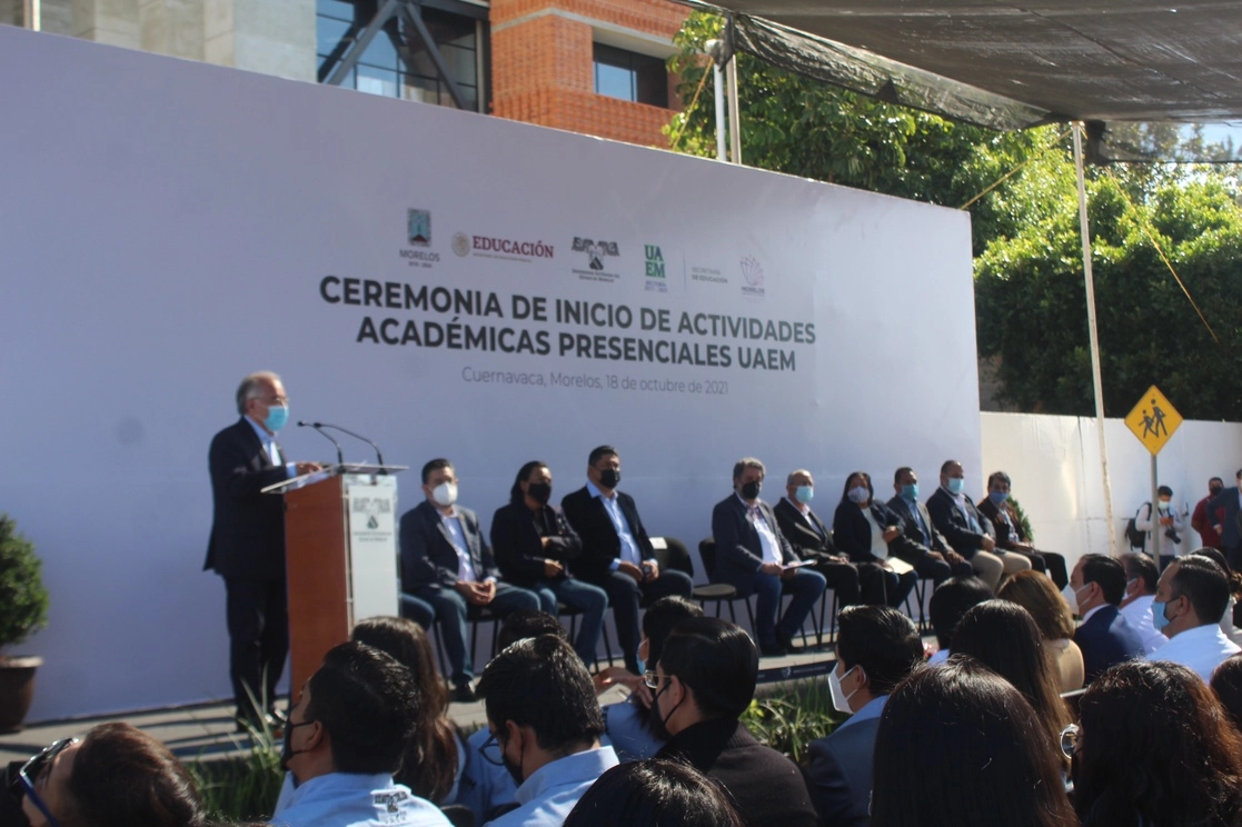 La Universidad Autónoma del Estado de Morelos requerirá 200 mdp al cierre de este año para pagar principalmente distintas prestaciones a sus más de seis mil trabajadores, el 19 de octubre de 2021. Foto Rubicela Morelos