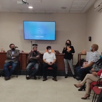 Conferencia de prensa sobre las labores del Proyecto sobre Desaparición Forzada en México y AL. Fotograma tomado del video emitido en la página de Facebook @UAMUnidadCuajimalpa1