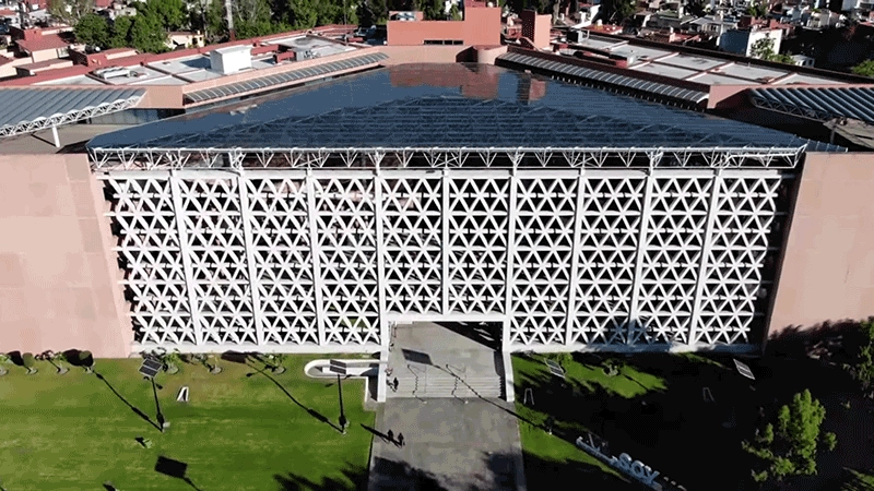 Instalaciones de Rectoría de la UAM. Foto tomada del sitio de https://www.comunicacionsocial.uam.mx/