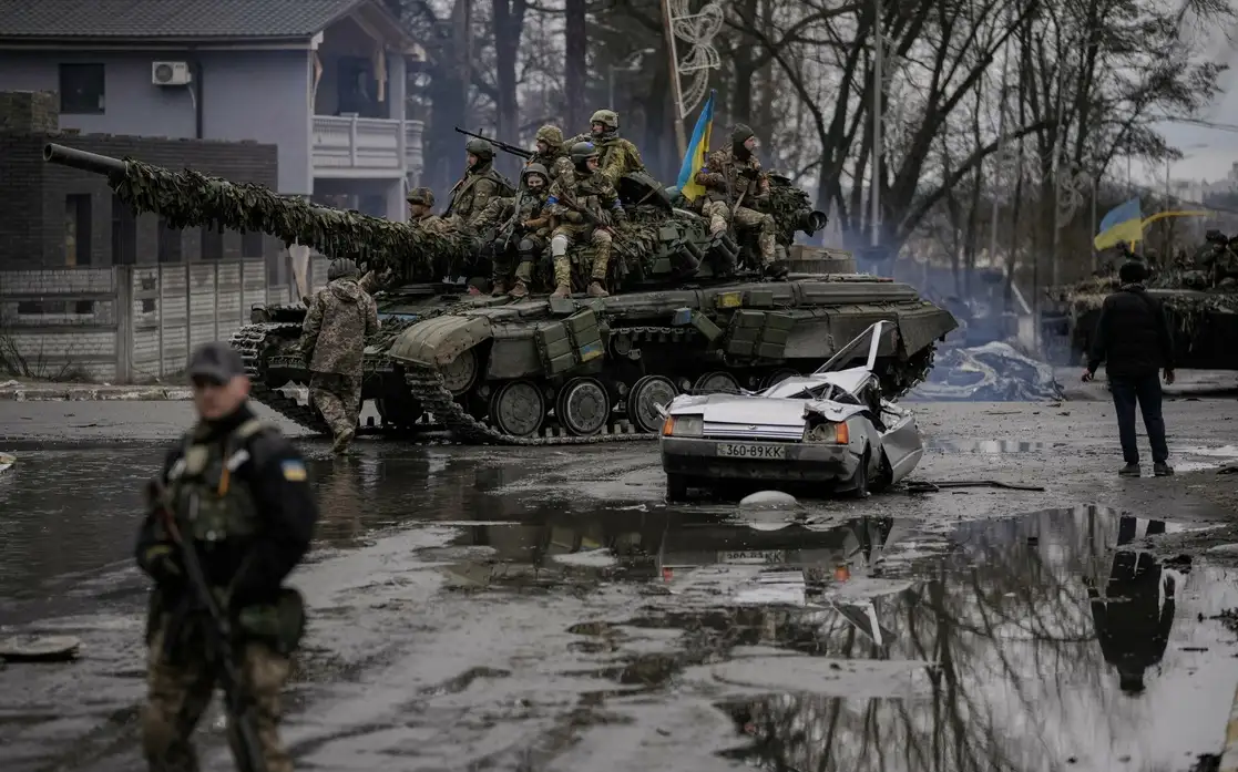 Las fuerzas ucranias recuperaron el control de "toda la región de Kiev" tras el repliegue de las fuerzas rusas de ciudades estratégicas cerca de la capital, anunció la viceministra ucrania de Defensa, Ganna Maliar. Foto Ap